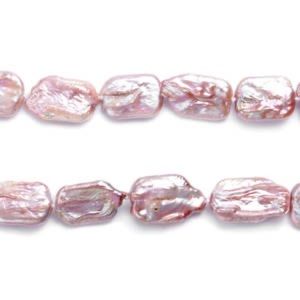 Rare Keshi purple pearl necklace